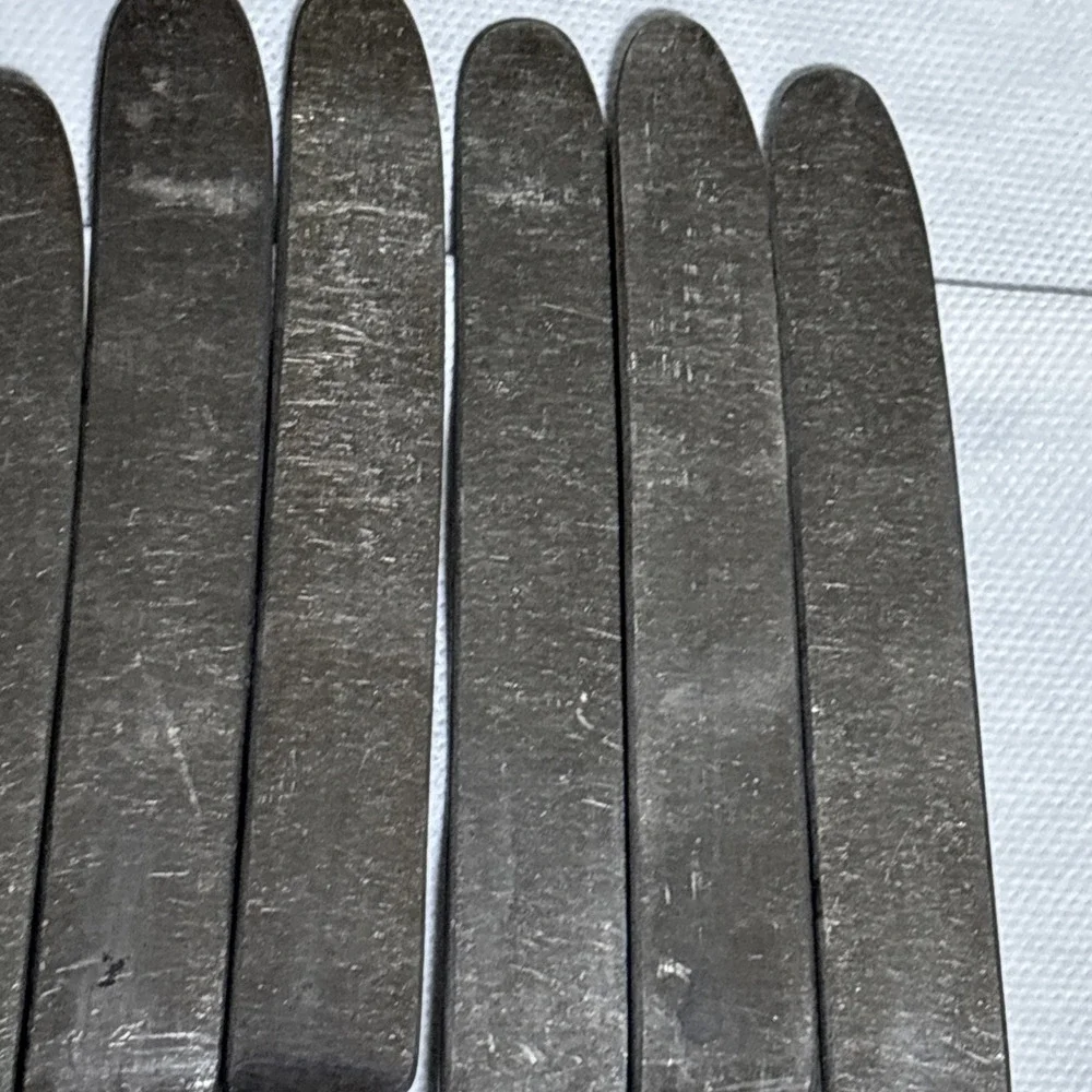6 Louis XVI Atq Oneida Community Plate Silver Plated Dinner Knifes No Monogram